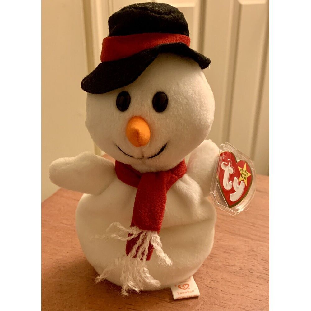 Ty Beanie Baby-Snowball Style 4201-PVC-1996 Errors‎